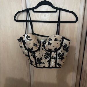 Lena Black and Cream Garment